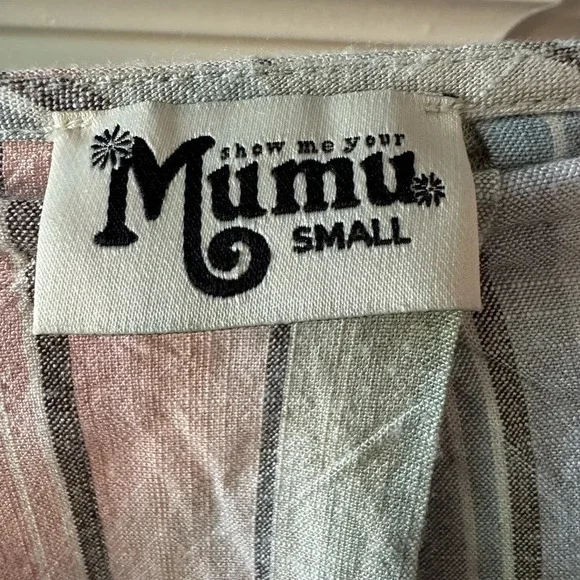 Show Me Your MuMu - Sawyer Shorts Pastel Striped - Size Small - Picture 5 of 10